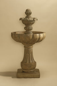 Thumbnail for Serafina Two Tier Outdoor Cast Stone Garden Fountain – Timeless Elegance with Soothing Sound