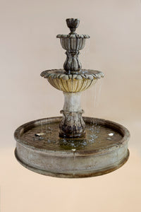 Thumbnail for Florica Althum Pond Outdoor Cast Stone Garden Fountain – Classic Elegance for Courtyards & Gardens