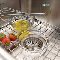 Thumbnail for Houzer Hospitality 17 inch Stainless Steel Drop-in Topmount 7 inch Deep 3-hole Large Bar and Prep Sink