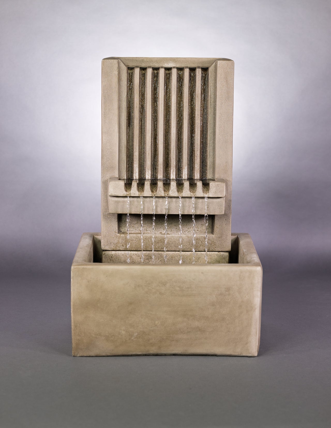 Brentwood Channel Wall Fountain – Contemporary Outdoor Water Feature