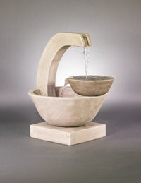 Thumbnail for Genesis Concrete Spillway Fountain – Modern Elegance by Giannini Garden Ornaments