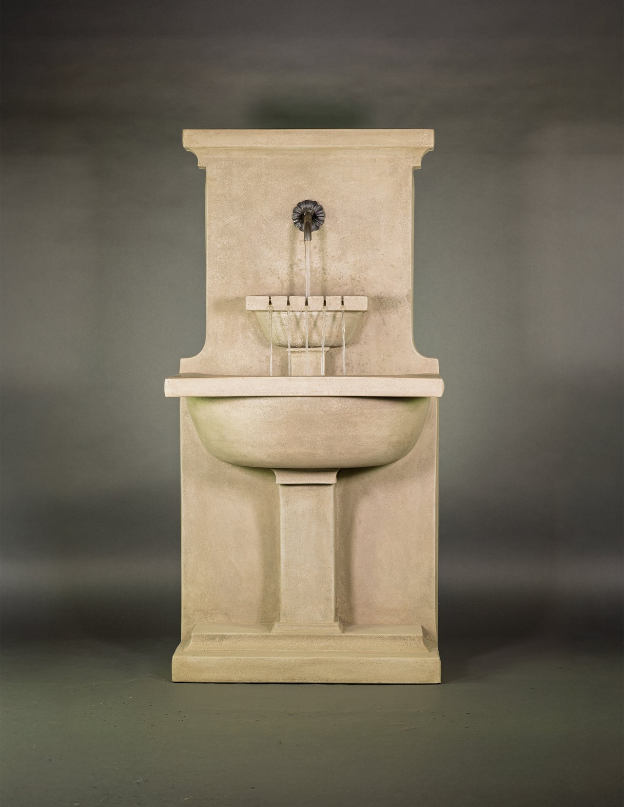 Calistoga Outdoor Wall Fountain – Timeless Elegance with a Refined Flow