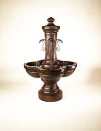Thumbnail for Amalficello Courtyard Fountain with Rustic Iron Spouts and Verona Finish for Timeless Outdoor Elegance