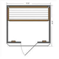 Thumbnail for Sierra 2-Person Indoor Infrared Sauna