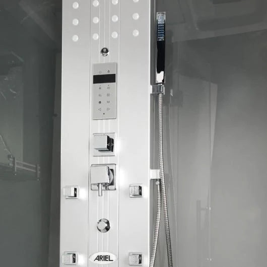 Mesa WS-500L Walk-In Steam Shower with Frosted Glass