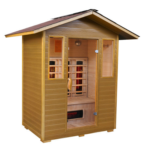 Grandby 3-Person Outdoor Infrared Sauna