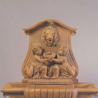 Thumbnail for Donatello Lavabo Cast Stone Outdoor Concrete Wall Garden Fountains With Spout