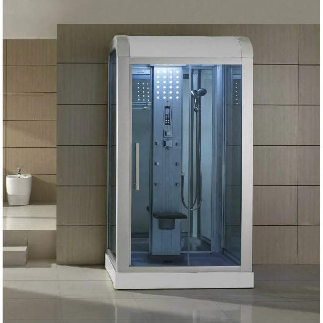 Mesa WS-500L Walk-In Steam Shower with Frosted Glass