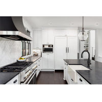 Thumbnail for Houzer Platus 33 inch White Fireclay Apron Front Farmhouse Single Bowl Kitchen Sink