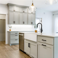 Thumbnail for Houzer Platus 33 inch White Fireclay Apron Front Farmhouse Single Bowl Kitchen Sink