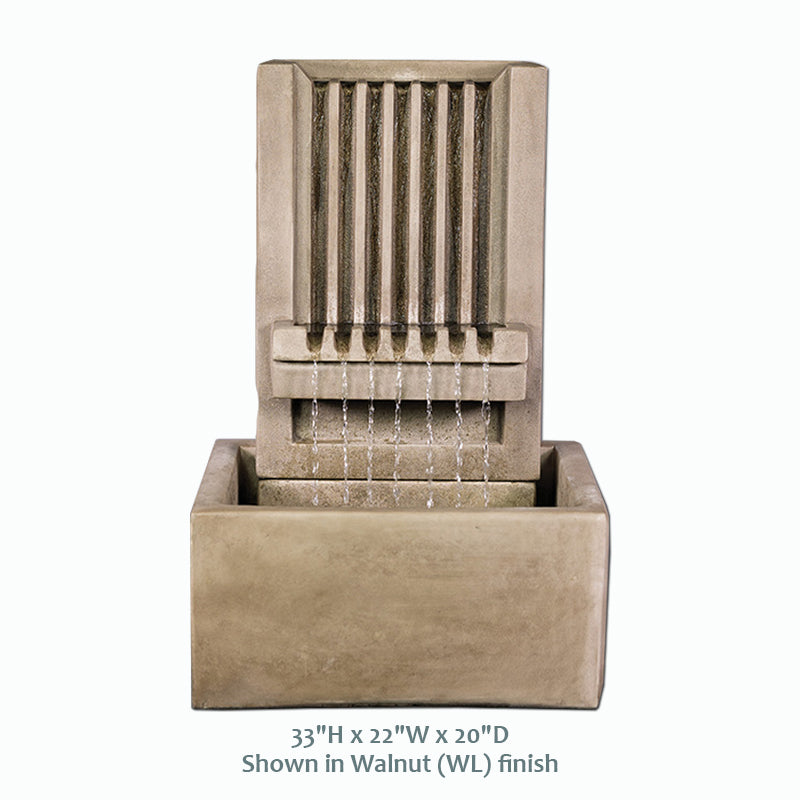 Brentwood Channel Wall Fountain – Contemporary Outdoor Water Feature