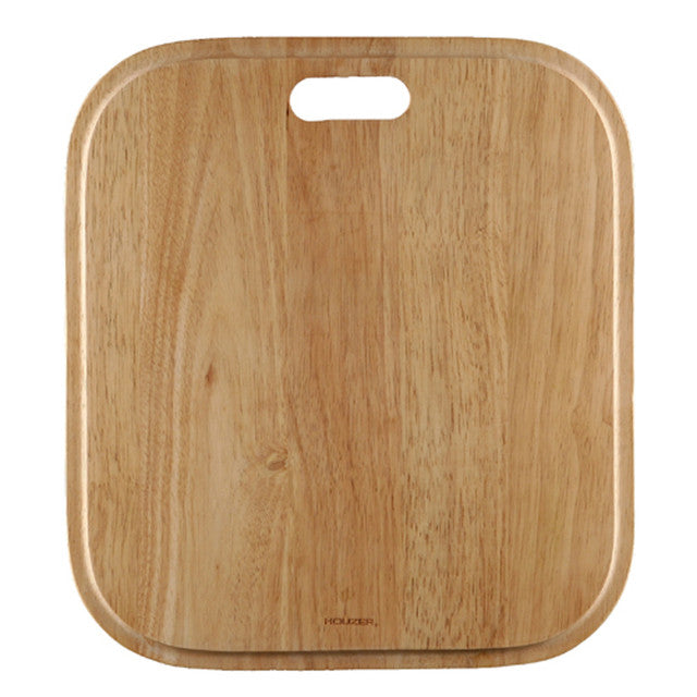 Houzer CB-3100 Endura Hardwood Cutting Board – 15" x 16.75" – Reversible Board for Undermount & Top Mount Sinks