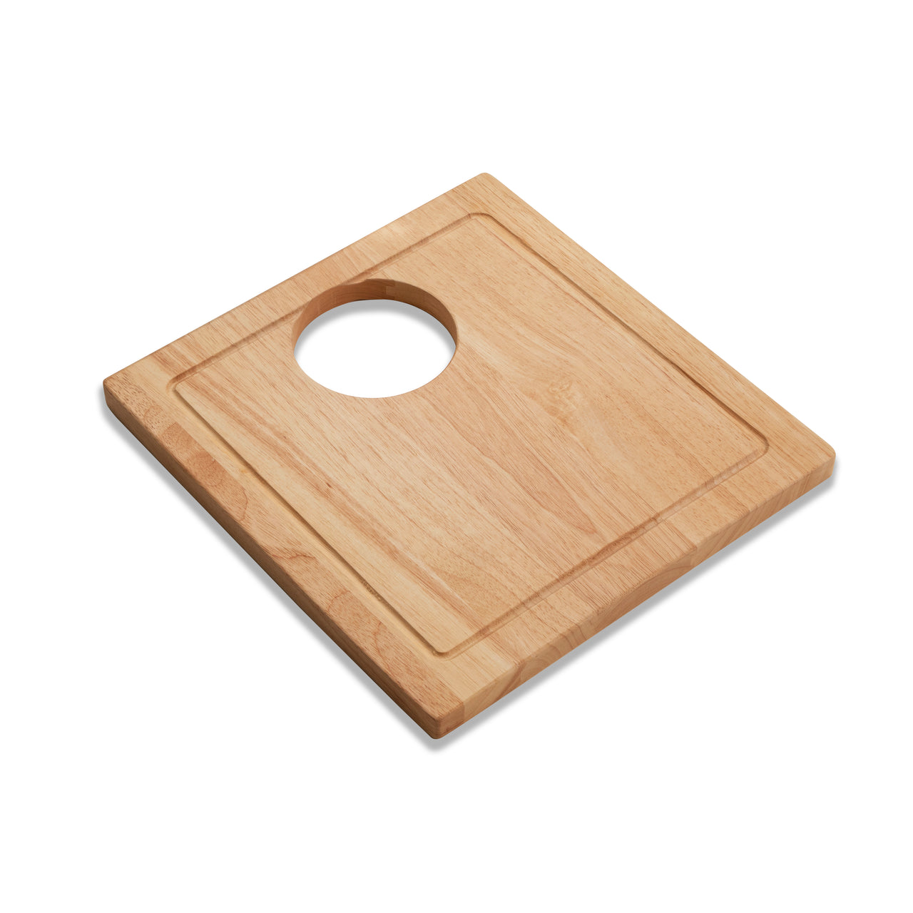 Houzer CB-4400 Rubberwood Cutting Board – 17-9/16" x 15-1/4" – Reversible Board for NVS-16-1717 Sink