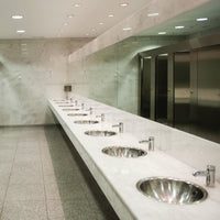 Thumbnail for Houzer Opus 16 inch Stainless Steel Drop-in Round Bowl Bathroom Sink without Overflow