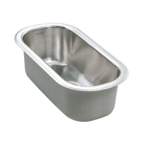 Thumbnail for Houzer Club 10 inch Stainless Steel Undermount Compact Bar and Prep Sink with Strainer & Bottom Grid