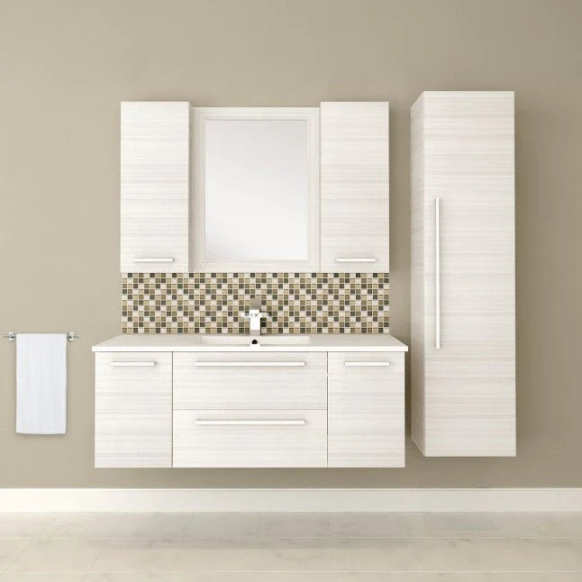 Silhouette Collection 48" Wall Mount Bathroom Vanity