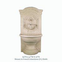 Thumbnail for Corsica Outdoor Wall Fountain – Graceful Elegance with Timeless Tranquility