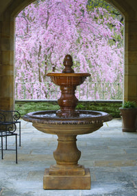 Thumbnail for San Pietro Tiered Cast Stone Fountain – Pietra Nuova Finish