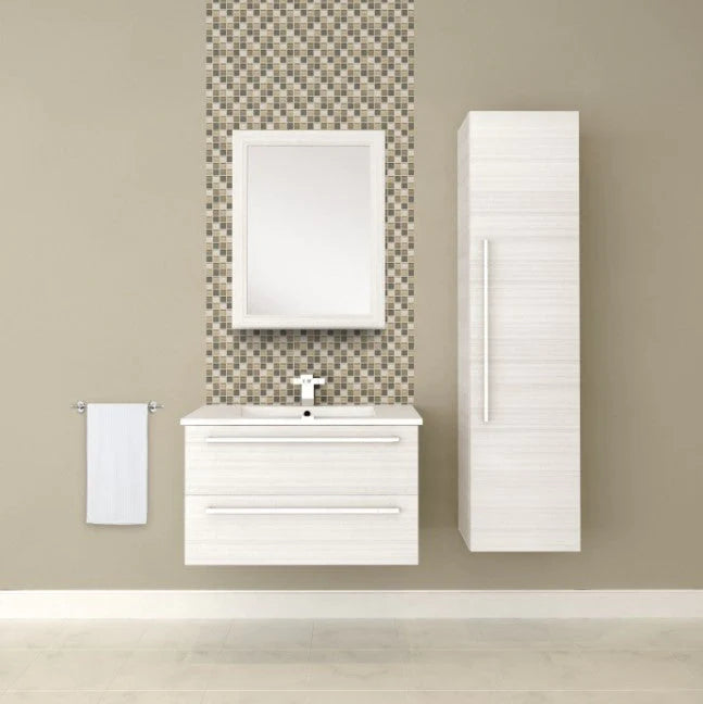 Silhouette Collection 30" Wall Mount Bathroom Vanity