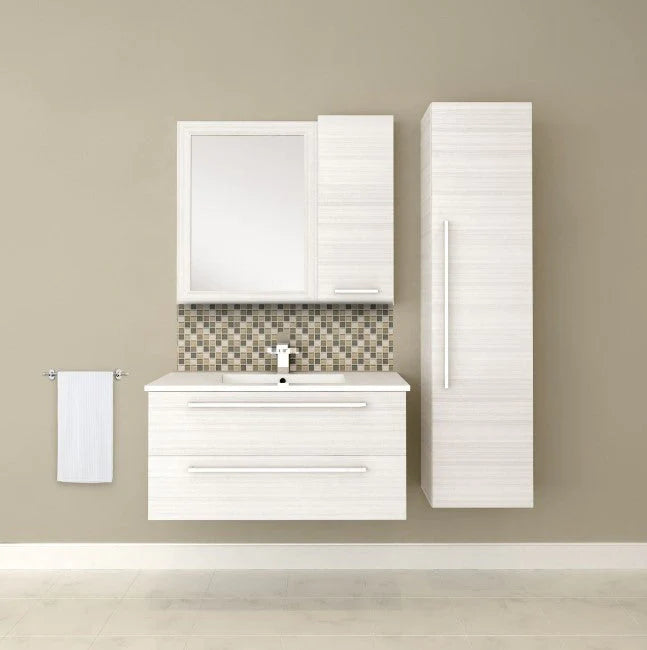 Silhouette Collection 36" Wall Mount Bathroom Vanity