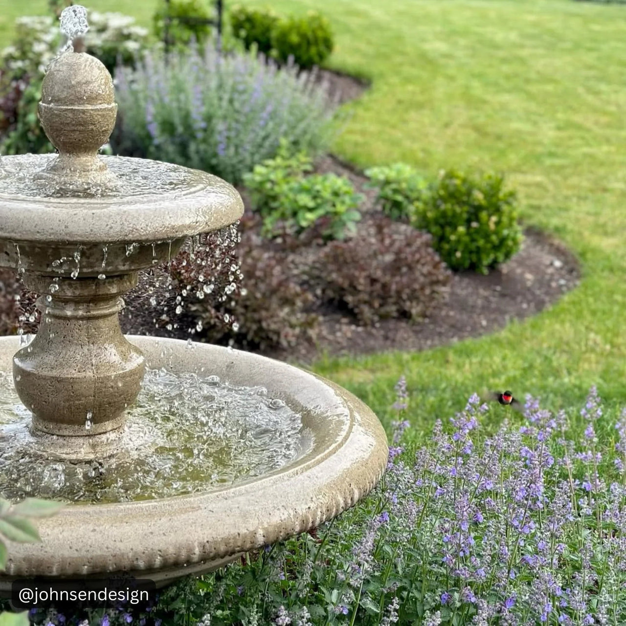 San Pietro Tiered Cast Stone Fountain – Pietra Nuova Finish