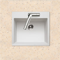 Thumbnail for Houzer Quartztone 25 inch Granite Composite Drop-in Topmount Single Bowl Kitchen Sink