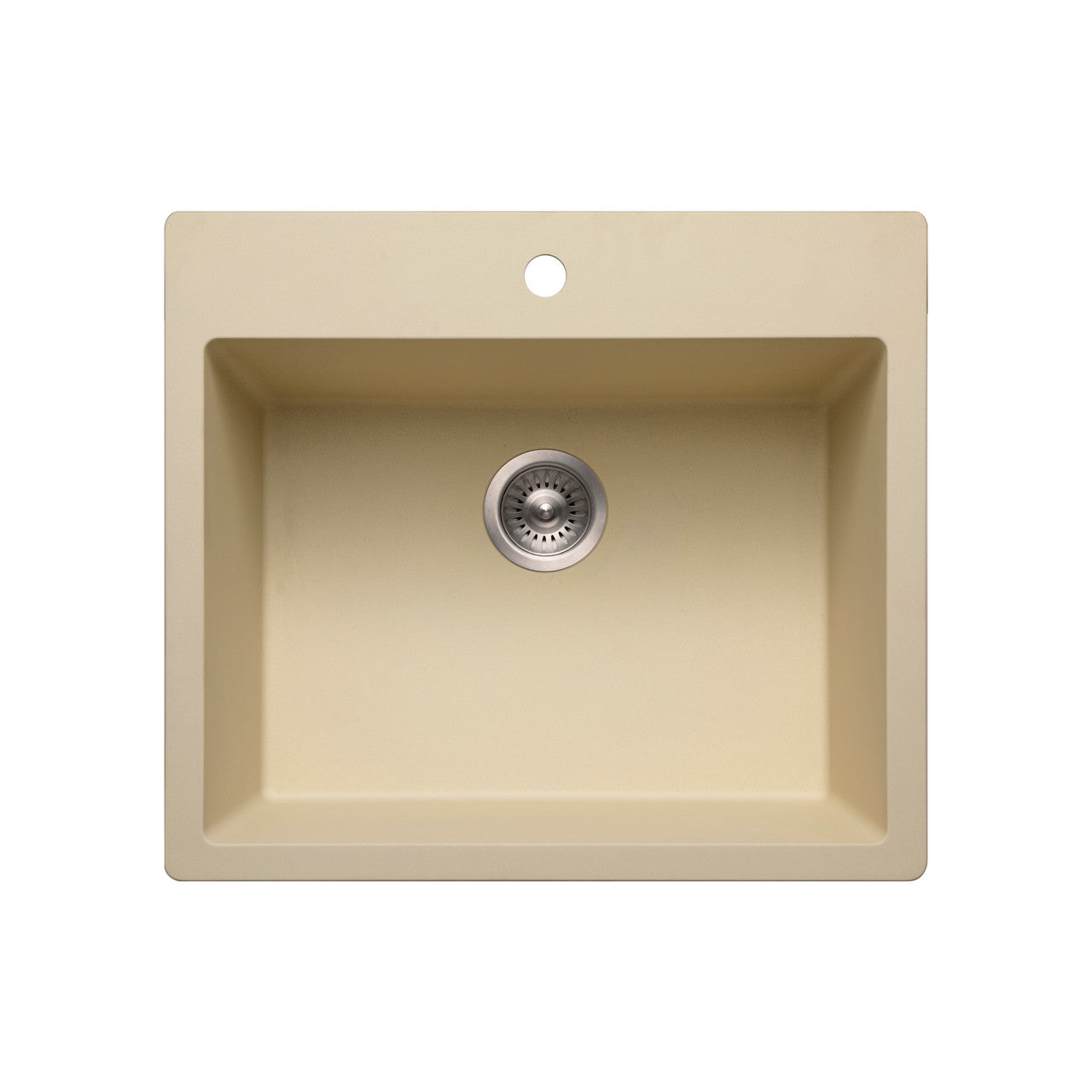 Houzer Quartztone 33 inch Granite Composite Topmount Single Bowl Kitchen Sink