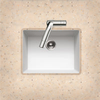 Thumbnail for Houzer Quartztone 24 inch Granite Composite Undermount Single Bowl Kitchen Sink