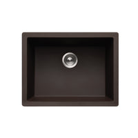 Thumbnail for Houzer Quartztone 24 inch Granite Composite Undermount Single Bowl Kitchen Sink