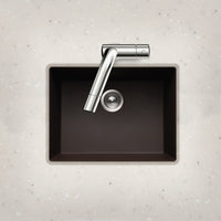 Thumbnail for Houzer Quartztone 24 inch Granite Composite Undermount Single Bowl Kitchen Sink