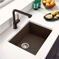 Thumbnail for Houzer Quartztone 24 inch Granite Composite Undermount Single Bowl Kitchen Sink