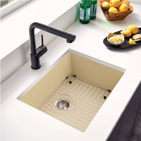 Thumbnail for Houzer Quartztone 24 inch Granite Composite Undermount Single Bowl Kitchen Sink