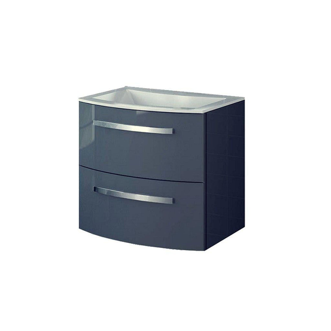 LaToscana 22" Palio Series Center Sink Wall-Mounted Vanity in Distante Blue