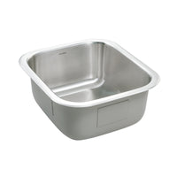 Thumbnail for Houzer Club 17 inch Stainless Steel Undermount Bowl Bar and Prep Sink with Strainer & Bottom Grid