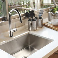 Thumbnail for Houzer Nouvelle 23 inch Stainless Steel Undermount Single Bowl Kitchen Sink, Nested 20-Pack