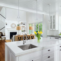 Thumbnail for Houzer Nouvelle 23 inch Stainless Steel Undermount Single Bowl Kitchen Sink with Strainer & Grid