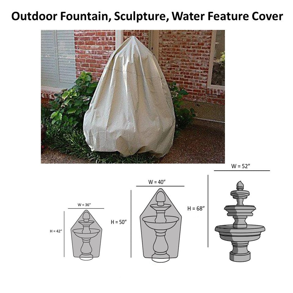 Absolute Wall Cast Stone Outdoor Garden Fountain with Spouts – Model 1718 by Giannini Garden