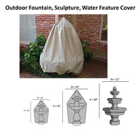 Thumbnail for Absolute Wall Cast Stone Outdoor Garden Fountain with Spouts – Model 1718 by Giannini Garden