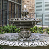 Thumbnail for Richmond Hill Tiered Cast Stone Fountain – Alpine Stone Finish