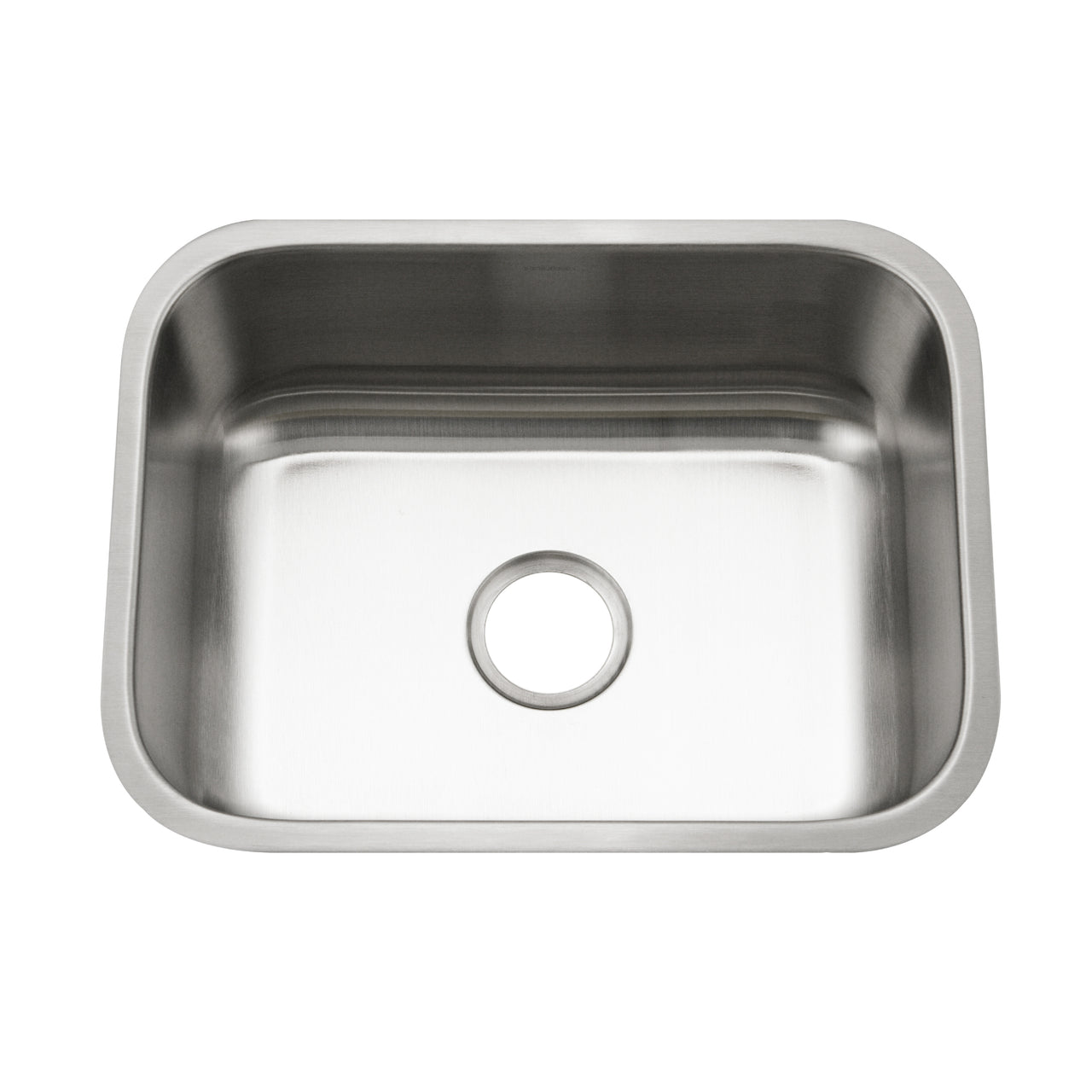 Houzer Eston Stainless Steel Undermount Single Bowl Kitchen Sink with Strainer & Bottom Grid