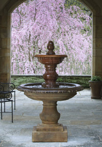 Thumbnail for San Pietro Tiered Cast Stone Fountain – Pietra Nuova Finish