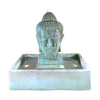 Thumbnail for Serene Buddha Courtyard Fountain – Tranquility in Cast Stone Elegance