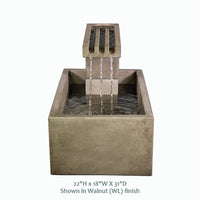 Thumbnail for Trellis Terrace Outdoor Fountain – Contemporary Elegance with a Calming Cascade