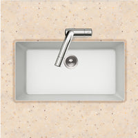 Thumbnail for Houzer Quartztone 33 inch Granite Composite Undermount Single Bowl Kitchen Sink