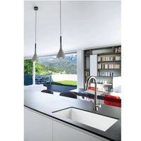 Thumbnail for Houzer Quartztone 33 inch Granite Composite Undermount Single Bowl Kitchen Sink