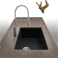 Thumbnail for Houzer Quartztone 33 inch Granite Composite Undermount Single Bowl Kitchen Sink
