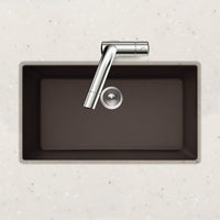 Thumbnail for Houzer Quartztone 33 inch Granite Composite Undermount Single Bowl Kitchen Sink