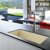 Thumbnail for Houzer Quartztone 33 inch Granite Composite Undermount Single Bowl Kitchen Sink
