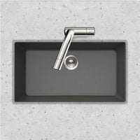 Thumbnail for Houzer Quartztone 33 inch Granite Composite Undermount Single Bowl Kitchen Sink