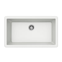Thumbnail for Houzer Quartztone 33 inch Granite Composite Undermount Single Bowl Kitchen Sink